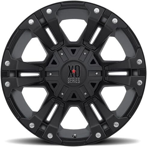 XD Series by KMC Wheels XD822 Monster 2 Matte Black Wheel (18x9"/6x135mm, 18mm offset) in Saudi Arabia