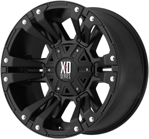 XD Series by KMC Wheels XD822 Monster 2 Matte Black Wheel (18x9"/6x135mm, 18mm offset) in Saudi Arabia