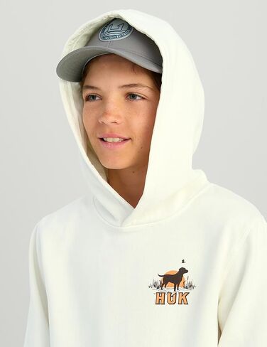 HUK Cotton Fleece Hoodie, Soft, Warm, Comfortable Hooded Sweatshirt Pullover for Kids in Saudi Arabia