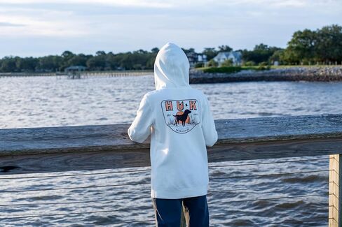 HUK Cotton Fleece Hoodie, Soft, Warm, Comfortable Hooded Sweatshirt Pullover for Kids in Saudi Arabia