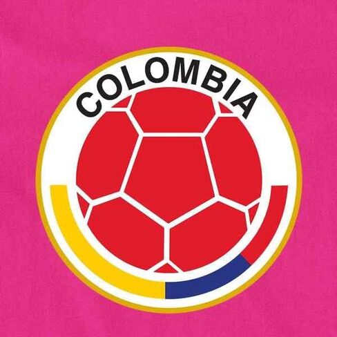 Pop Threads Colombia Futbol Soccer National Team Crest Youth Kids Girl Boy T-Shirt in Saudi Arabia