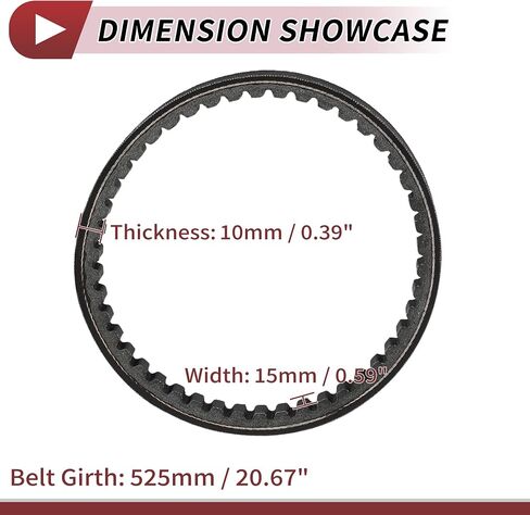 حزام القيادة لسوزوكي LT-Z50 QuadSport LTZ 50 LT Z50 LTZ50 2006-2019 V-Belt No.2760122G00000 in Saudi Arabia