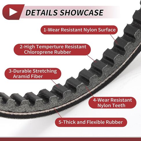 حزام القيادة لسوزوكي LT-Z50 QuadSport LTZ 50 LT Z50 LTZ50 2006-2019 V-Belt No.2760122G00000 in Saudi Arabia