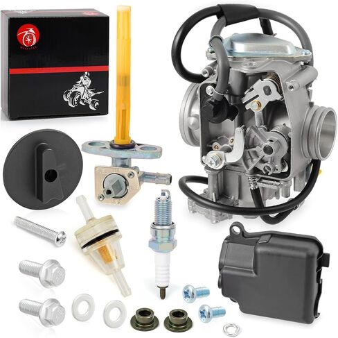 المكربن ​​وصمام الوقود بيتكوك مع رافعة لهوندا TRX400EX Sportrax 400EX TRX400X 1999-2014 Carb in Saudi Arabia