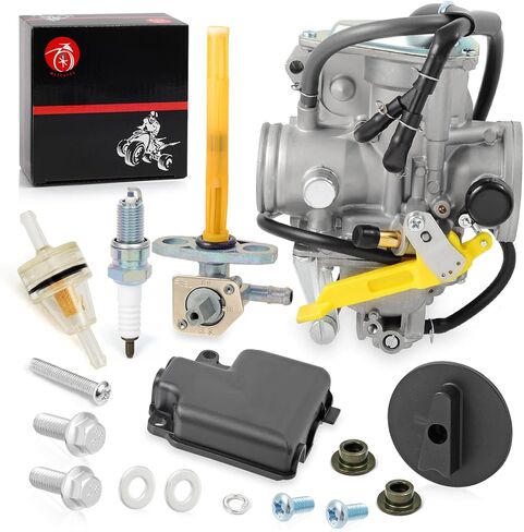 المكربن ​​وصمام الوقود بيتكوك مع رافعة لهوندا TRX400EX Sportrax 400EX TRX400X 1999-2014 Carb in Saudi Arabia