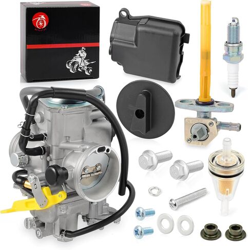 المكربن ​​وصمام الوقود بيتكوك مع رافعة لهوندا TRX400EX Sportrax 400EX TRX400X 1999-2014 Carb in Saudi Arabia
