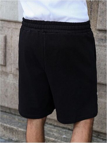 GORGLITTER Men's Y2k Graphic Shorts Drawstring Waist Active Casual Basketball Soccer Shorts with Pockets in Saudi Arabia