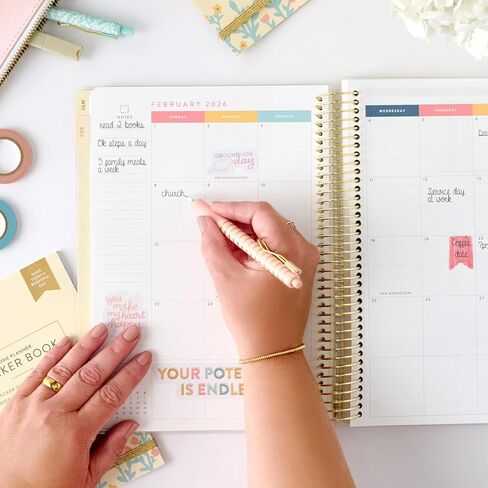 مخطط المنزل 2025 (الأزهار) | العمل من مخطط المنزل مع ملصقات | قائمة المراجعة اليومية | ورقة عمل ميزانية شهرية | تخطيط تقويم شهري | قائمة مراجعة العطلات | ملزمة الملف | غطاء بولي مغلفة in Kuwait