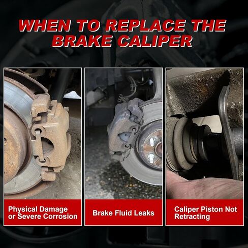 Rear Brake Caliper Set Right + Left Assembly w/Bracket 19B3796 19B3797 Compatible for Toyota Matrix Corolla Vibe 1.8L 2.4L 2009-2019 (Set of 2) in Saudi Arabia