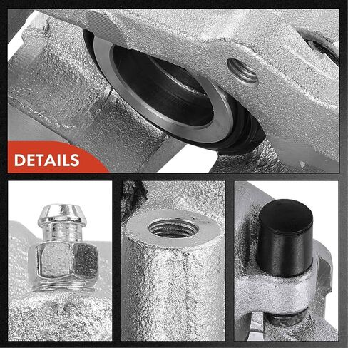 A-Premium Disc Brake Caliper Assembly with Bracket Compatible with Select Volvo Models - 850 1993-1997, C70 1998-2004, S70, V70 1998-2000, L5 2.3L, L5 2.4L - Front Left Driver Side in Saudi Arabia