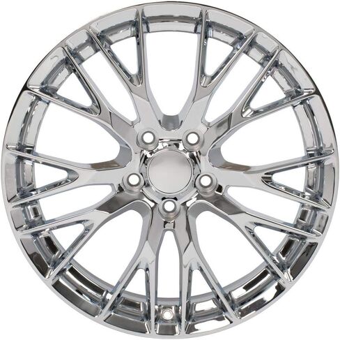OE Wheels CV22C 19 Inch Rim Fits Corvette C7 Z06 Style 5x120.65 19x8.5 Chrome - Hollander 5734 (1) in Saudi Arabia