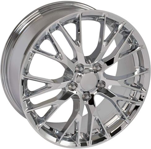 OE Wheels CV22C 19 Inch Rim Fits Corvette C7 Z06 Style 5x120.65 19x8.5 Chrome - Hollander 5734 (1) in Saudi Arabia
