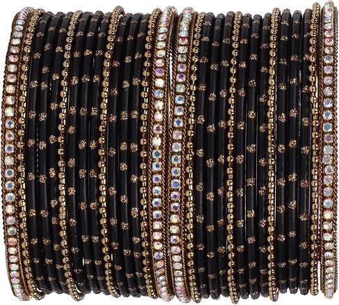 Indian Bangles For Women - Set Of 30 Pcs Bollywood Indian Jewelry Sets For Women, Metal Bangles in Saudi Arabia