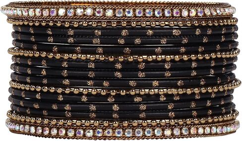 Indian Bangles For Women - Set Of 30 Pcs Bollywood Indian Jewelry Sets For Women, Metal Bangles in Saudi Arabia