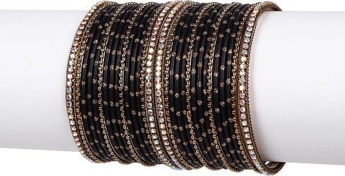 Indian Bangles For Women - Set Of 30 Pcs Bollywood Indian Jewelry Sets For Women, Metal Bangles in Saudi Arabia