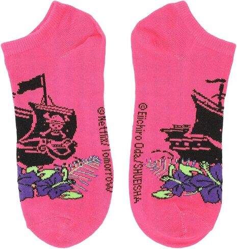 Bioworld One Piece Straw Hat Pirates Adult 5-Pair Ankle Socks in Saudi Arabia