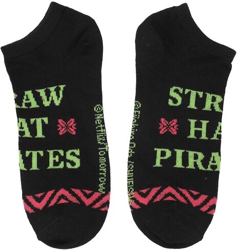 Bioworld One Piece Straw Hat Pirates Adult 5-Pair Ankle Socks in Saudi Arabia