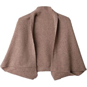 Women's Shawls Wraps Poncho Capes Chic 2025 Fall Winter Open Front Blanket Sweater Warm Cardigan Coat in Kuwait