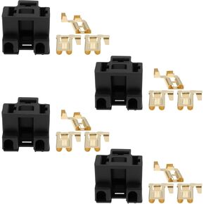 4pcs H4 472 Car Headlight Connector Plug Socket with Terminals for Headlight Bulb Repair in Kuwait