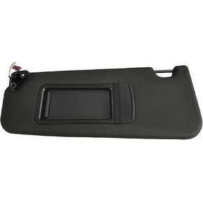 Driver Left & Passenger Right Side Sun Visor Compatible with BMW 3 Series E90 Sedan E91 Touring 2005-2011/ X1 E84, with Mirror Sunvisor-Black in Saudi Arabia