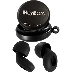 Ultra Soft Ear Plugs for Sleeping, Noise Sensitivity, Passive Noise Reduction 26dB, Most Comfortable Noise Cancelling Earplugs, Certified Hearing Protection, 8 Ear Tips - Black in Saudi Arabia