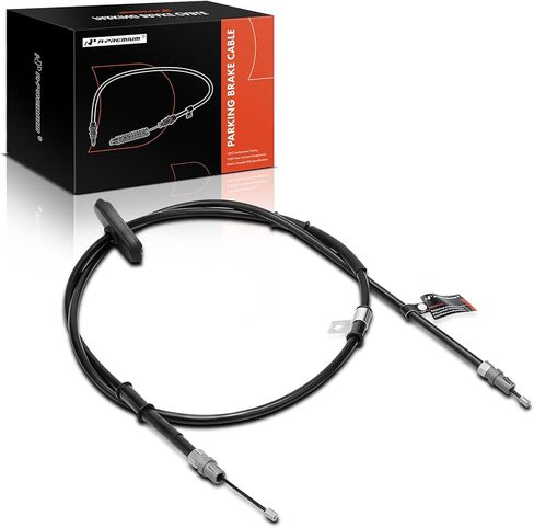 A-Premium Rear Driver and Passenger Side Parking Brake Cable Assembly Compatible with Chevrolet & Saturn Models: Malibu 2006/2008, Aura 2007-2009, 2-PC Set - Replace# 25812190, 15932143 in Saudi Arabia
