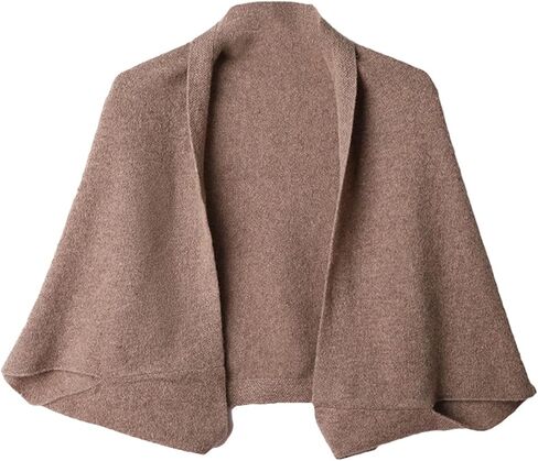 Women's Shawls Wraps Poncho Capes Chic 2025 Fall Winter Open Front Blanket Sweater Warm Cardigan Coat in Kuwait