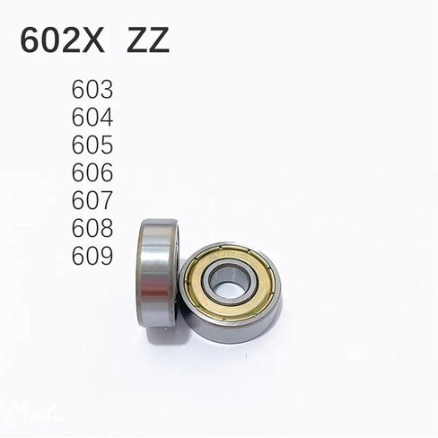2-100 pcs Miniature Ball Bearings 602XZZ 603ZZ 604ZZ 605ZZ 606ZZ 607ZZ 608ZZ 609ZZ(602X ZZ,50Pcs) in Saudi Arabia