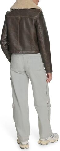 Levi's womens Women's Faux Leather Aviator Jacket in Saudi Arabia