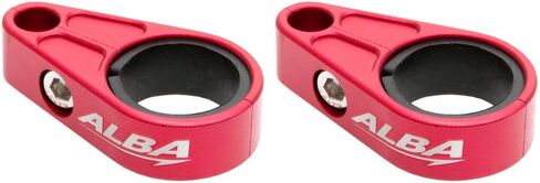 ATV Billet Brake Line Clamps for Aftermarket Brakelines - Compatible with Honda - Orange (Pair-Set of 2) (6 color options) in Kuwait