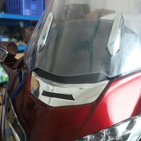 TCMT Chrome ABS Front Fairing Vent Accent Trim Fit For Honda Goldwing GL1800 2018-2025 in Saudi Arabia