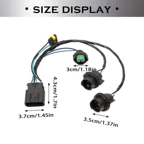 2 قطعة تسخير الأسلاك الأمامية متوافق مع سيلفرادو 1500 2500 HD 3500 HD 2008-2014 تسخير الأسلاك الأمامية يحل محل 15841609 25962806 645-745 in Kuwait