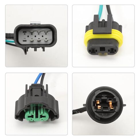 2 قطعة تسخير الأسلاك الأمامية متوافق مع سيلفرادو 1500 2500 HD 3500 HD 2008-2014 تسخير الأسلاك الأمامية يحل محل 15841609 25962806 645-745 in Kuwait