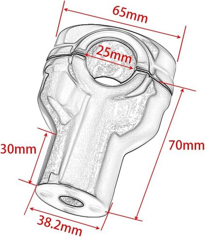 3'' Rise 1" Motorcycle Handlebar Riser Clamp Mount For Harley Sportser Dyna Touring Softail Models O.D. 1-1/2'' in Kuwait