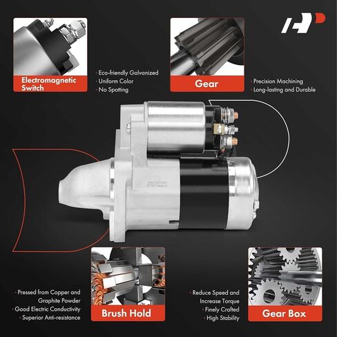 A-Premium Starter Motor Compatible with Nissan Frontier 2005-2019 & Suzuki Equator 2009-2012, 2.5L, 12V 1.4KW 11-Teeth Clockwise, Replace# 3110082Z01, M000T88281 in Saudi Arabia