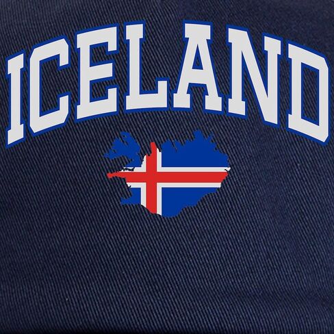 CafePress Iceland Map English Cap Adjustable Baseball Cap in Saudi Arabia