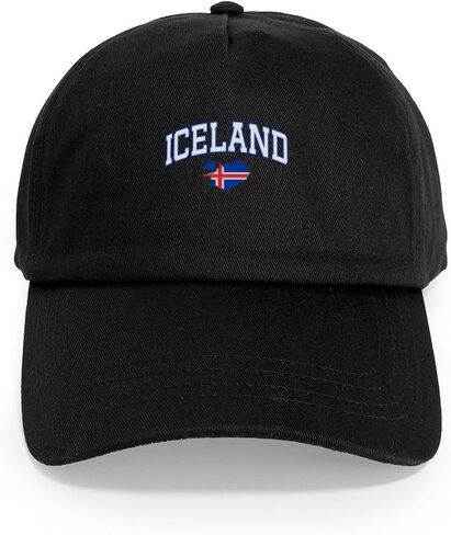 CafePress Iceland Map English Cap Adjustable Baseball Cap in Saudi Arabia