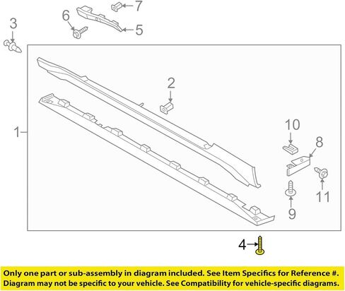 OAUTOO 30pcs Mud Flap Retainer for Ford W707889-S300, 45mm Length 6.3mm Holes Size, Xmas Tree Type Clips in Saudi Arabia
