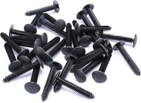 OAUTOO 30pcs Mud Flap Retainer for Ford W707889-S300, 45mm Length 6.3mm Holes Size, Xmas Tree Type Clips in Saudi Arabia