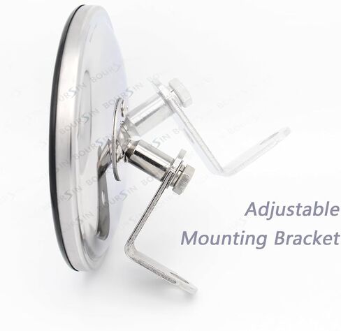 5" Convex Blind Spot Round Mirror For Isuzu NPR NPR-HD NQR NRR FSR FVR FRR Truck Bus Atv Utv Adjustable Bracket in Saudi Arabia