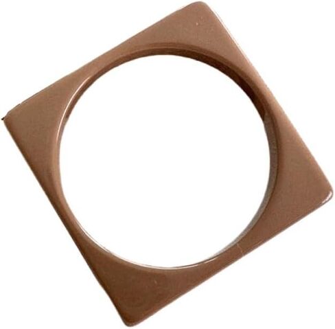 معكرون الراتنج واسعة الإسورة التفاف سوار للنساء الملونة غير النظامية مكتنزة الحلوى سوار بيان هندسي وردي أسود أصفر أبيض شخصية هدايا العيد in Kuwait