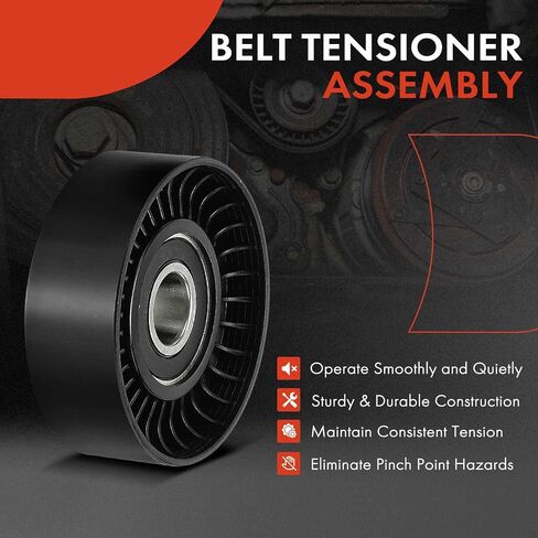 A-Premium Belt Tensioner Assembly Compatible with Jeep Grand Cherokee 2005-2010, Liberty 2009 2011-2012, Commander 2006 2010 & Dodge Ram 1500 2009-2010, Durango 2004-2009, Dakota 2005-2006 2011 in Saudi Arabia