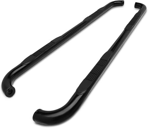 TAC Side Steps Running Boards Compatible with 2004-2012 Chevy Colorado Extended Cab/GMC Canyon Extended Cab Pickup Truck 3" Black Side Bars Nerf Bars Step Rails Exterior Accessories in Saudi Arabia