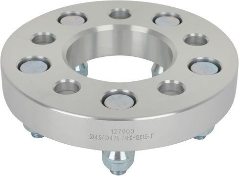 SCITOO 2Pcs 1 inch Wheel Adapters 5x4.5 to 5x4.75 with Studs 12x1.5 Bore 74mm Compatible with for Hyundai Tucson 2005-2021,for Honda Civic 1973-2021 in Saudi Arabia