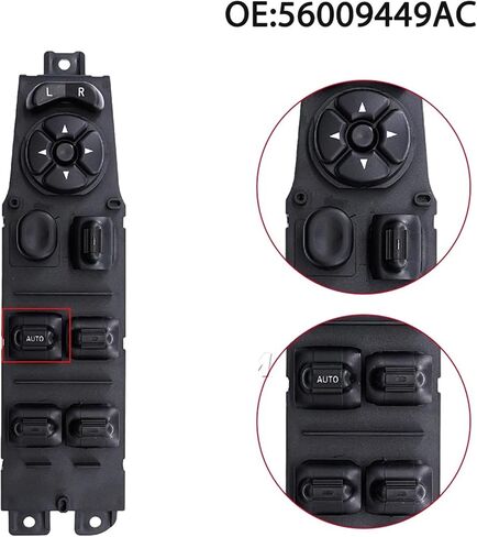 56009449AC 68171681AB Car Window Lifter Master Switch Button 1Pcs in Saudi Arabia