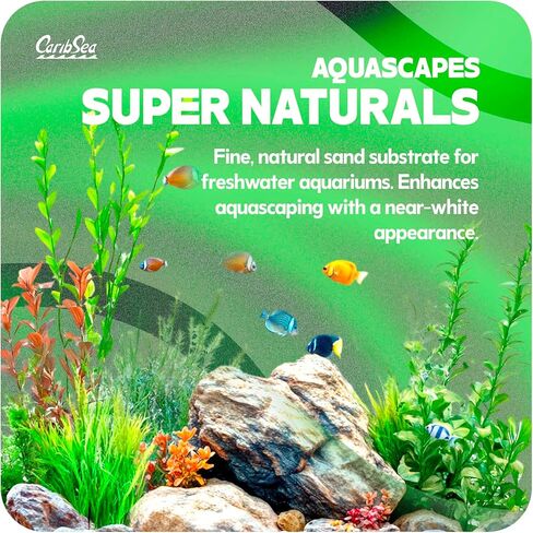 Carib Sea Super Natural Moonlight Sand for Aquarium, 5-Pound (2 Pack) in Kuwait