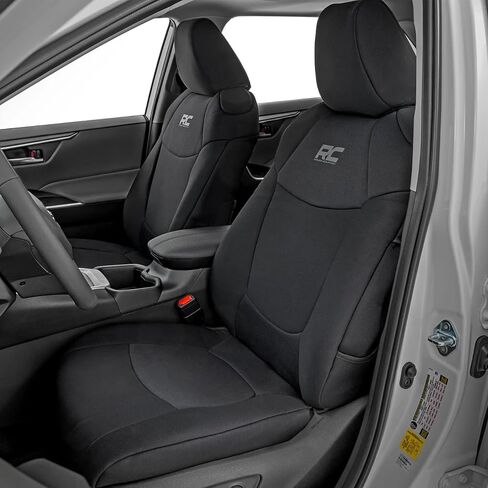 Rough Country Neoprene Seat Covers for Toyota Rav4 (2019-2025) - Waterproof & UV Resistant, Foam Padded, Front & Rear Seat Cover Set in Saudi Arabia