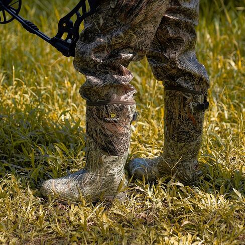 أحذية صيد 6 مم للرجال، أحذية مطاطية معزولة مقاومة للماء، توفر الدفء والحماية للصيد في الهواء الطلق (معزولة 800 جرام) in Kuwait