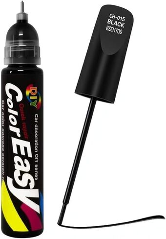 Touch Up Paint for Cars 2-in-1 Scratch Repair Pen Quick-Dry, Seamless Color Match, Automotive Scratch Remover Kit for Flawless Coverage (Black) in Kuwait