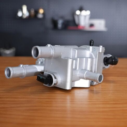 Rldym Aluminium Engine Coolant Thermostat Housing Assembly with Sensor Gasket 25199824 25192228 for Chevrolet Cruze 2011-2016, Chevy Sonic 2013-2018, Chevy Trax 2013-2018 Replace 2519-2228, 55564890 in Saudi Arabia